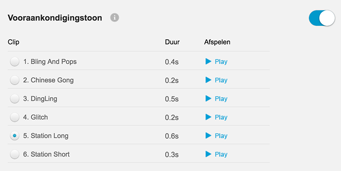 support ton d'annonce